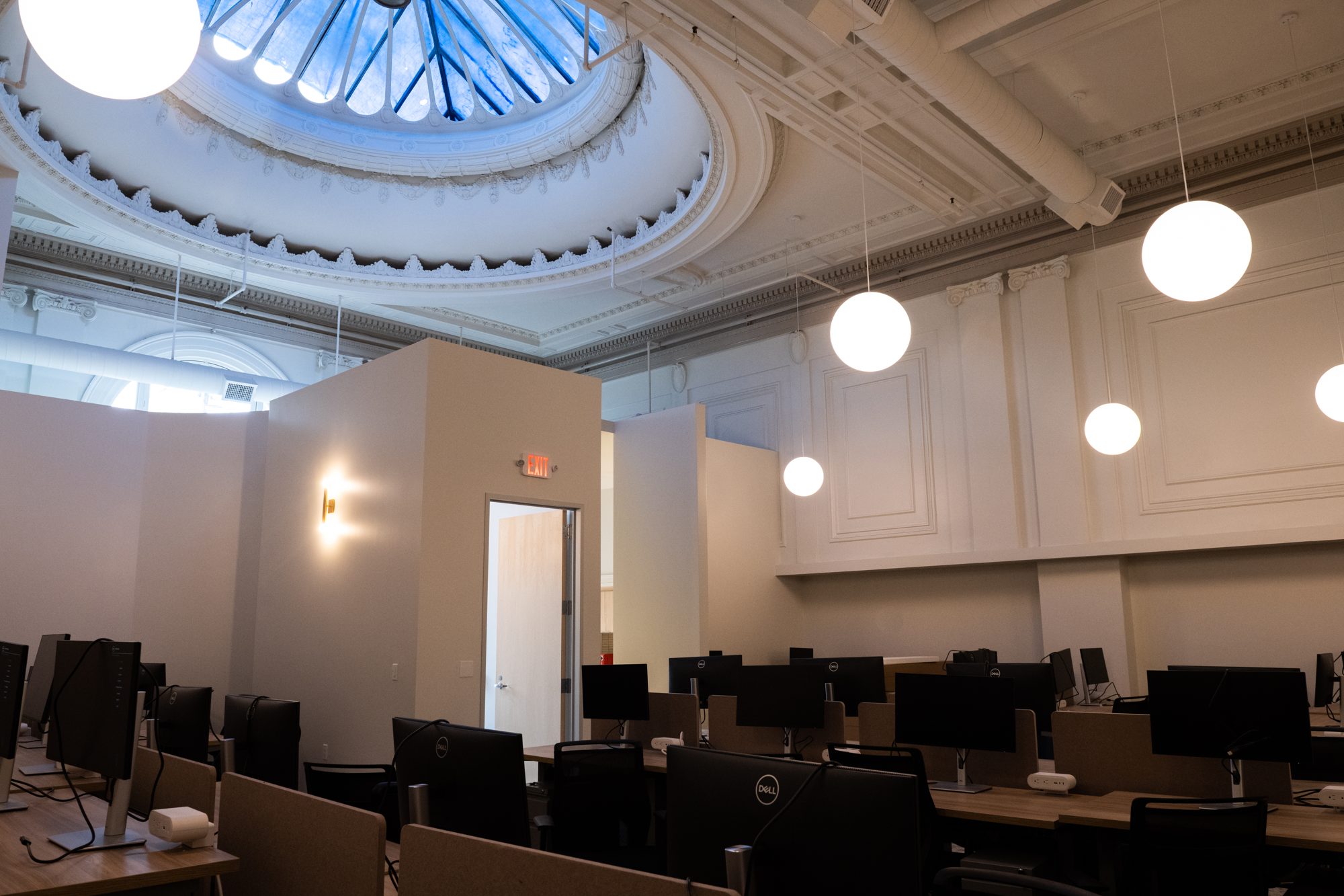 The dome skylight at Clement St